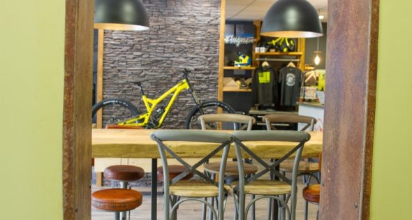 Les cafés vélos ou Fietscafé