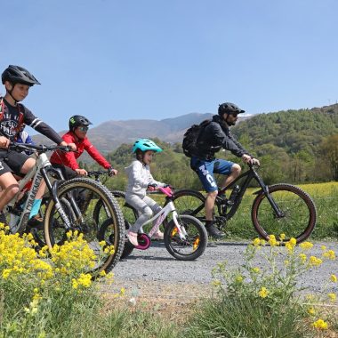 Le vélo en famille