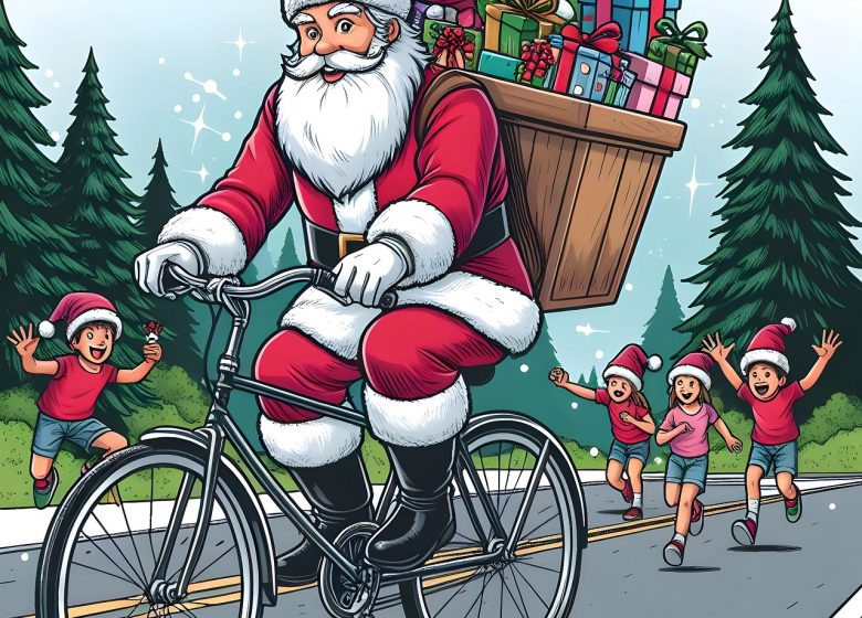 Randos des Pères Noël à vélo