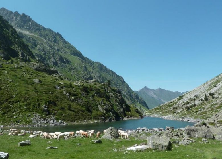 Les trois lacs du pic Arrouy